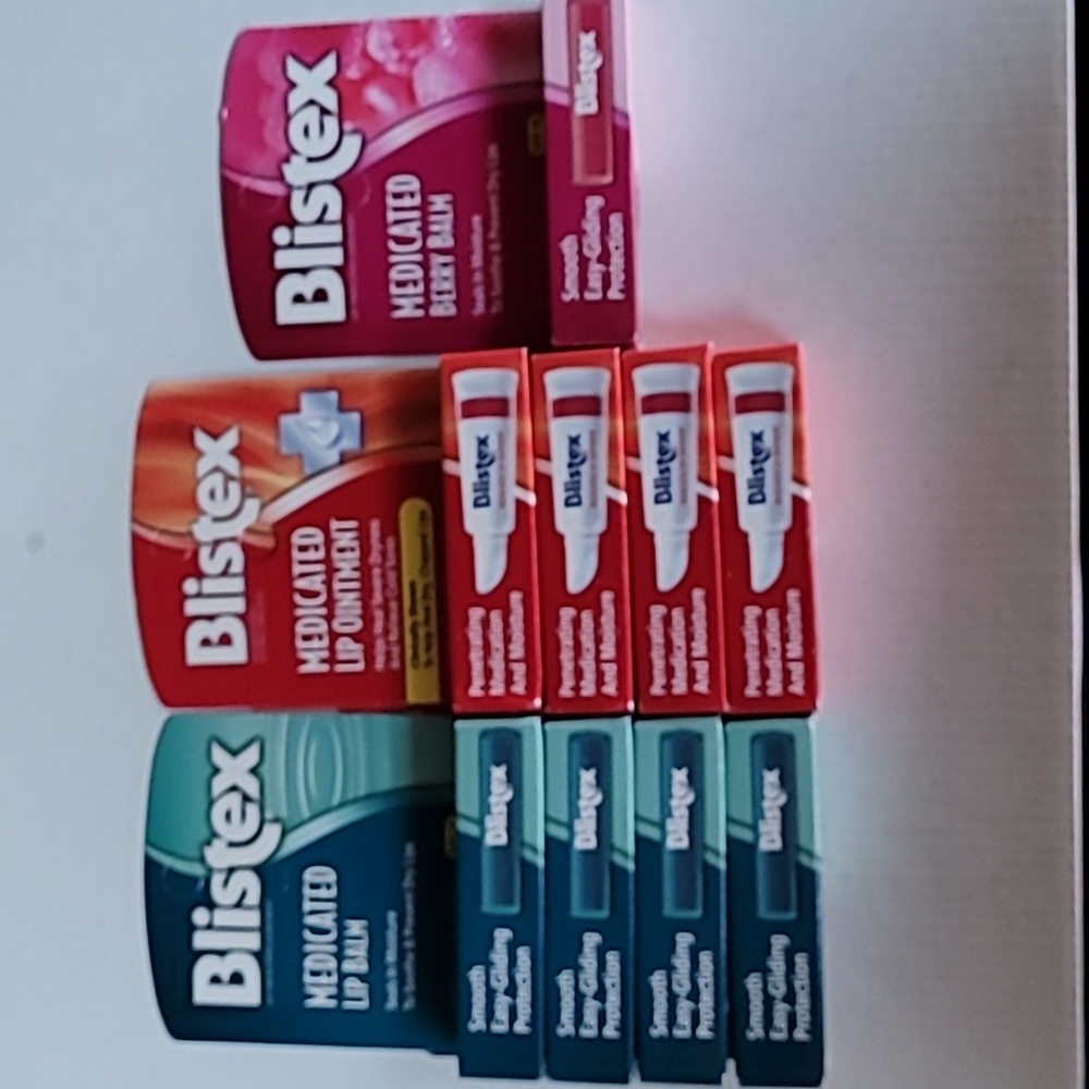 9 Blistex Medicated Lip Ointments/Balms New